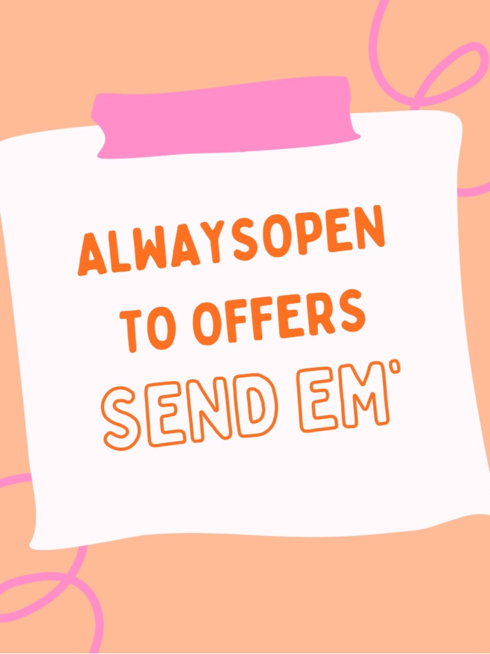 Open to offers